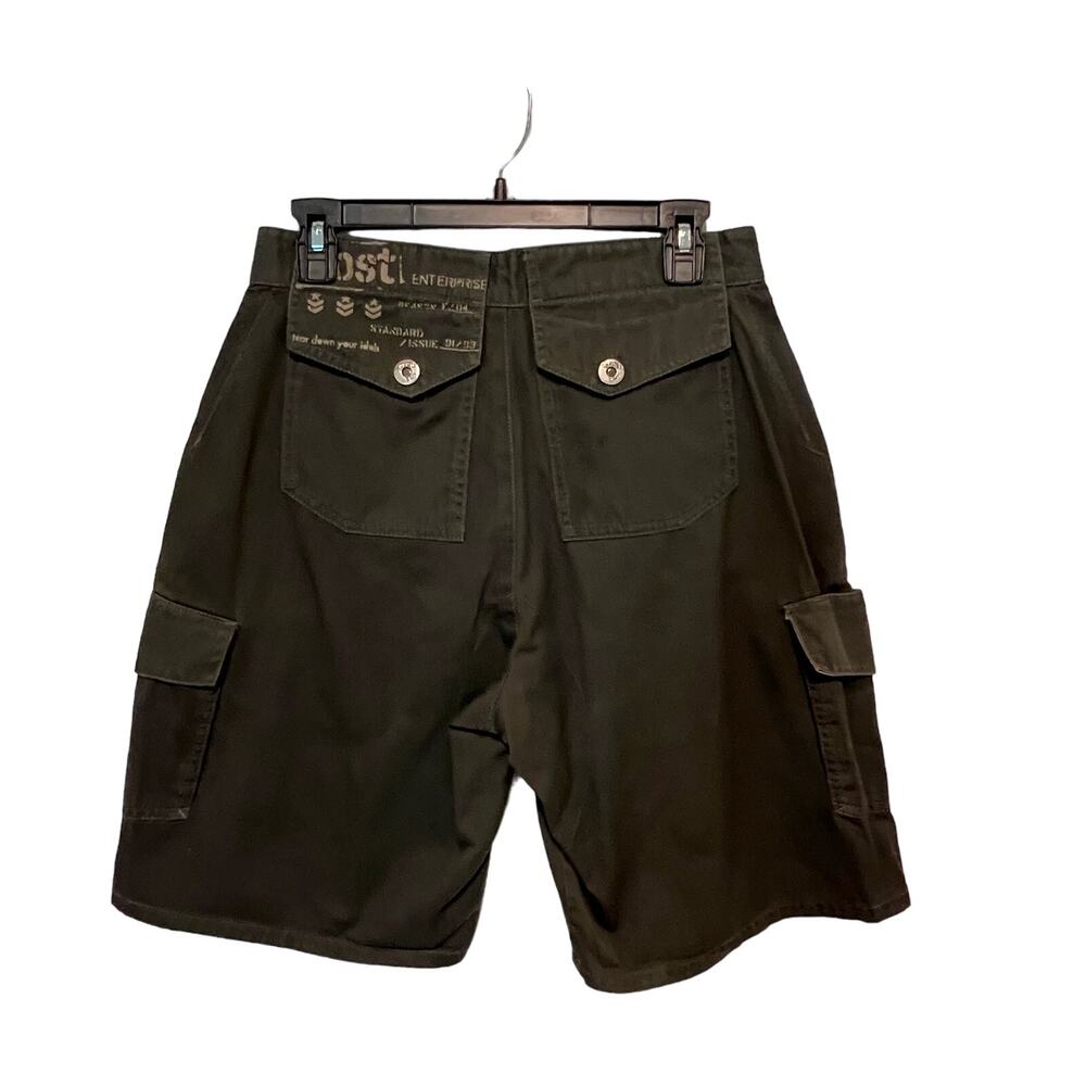 Vintage Lost International Cargo Shorts Men’s Size 30x10” Brown Skater Y2K Retro